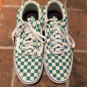 Men’s Vans checked canvas shoes